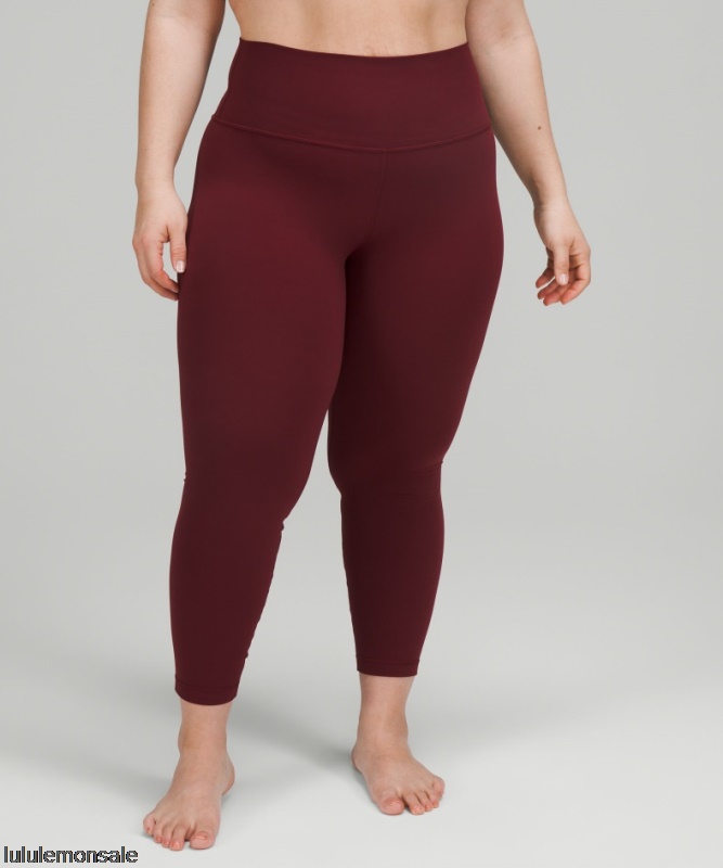 Lululemon Damen DELULU008 | Red Merlot Align Hochhaushose 25